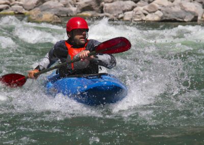 shooting the Colorado River Rapids