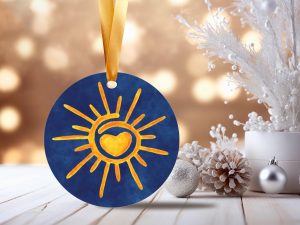 Christmas Sun, a Christmas ornament in remembrance of loved ones.